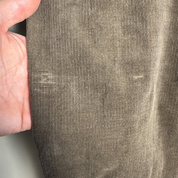 Banana Republic Petite Women's Corduroy Jogger Pants Tan/Brown 6P Ankle Zipper - Picture 13 of 14